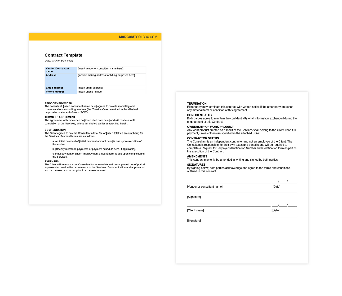 Contract Template